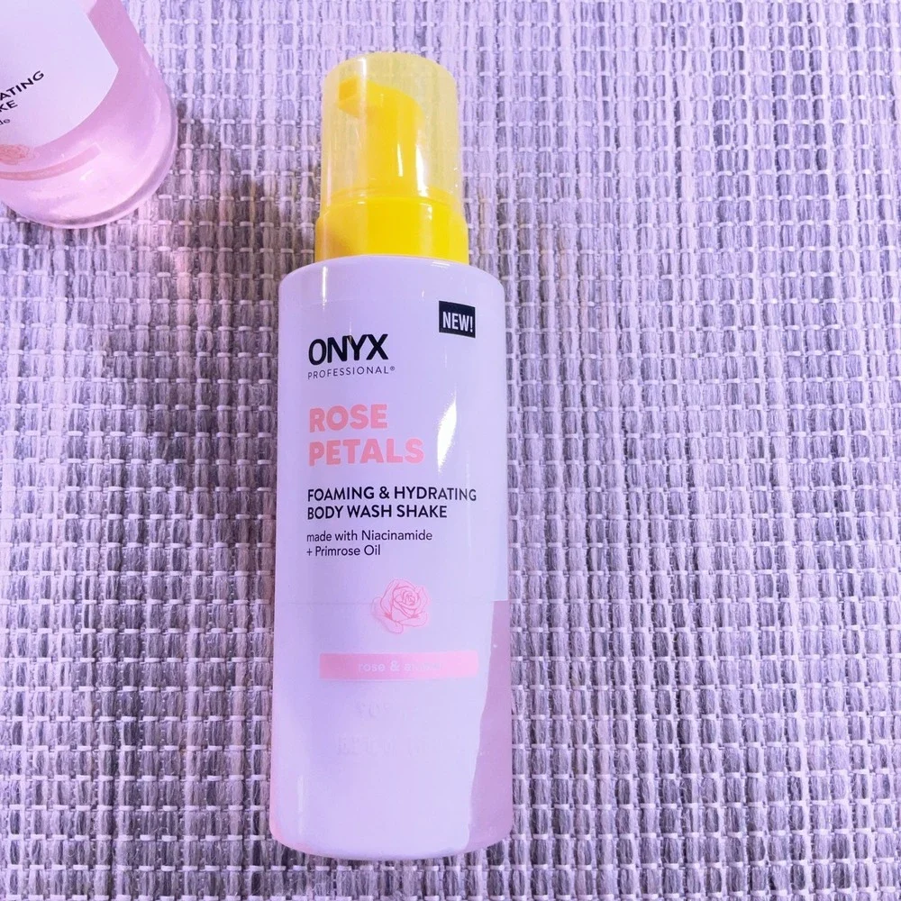 2x Onyx Rose Petals Foaming Hydrating Body Wash Shake 16.2oz Moisturizing